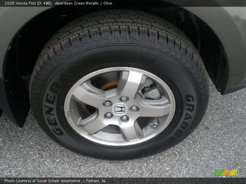 Aberdeen Green Metallic / Olive 2008 Honda Pilot EX 4WD