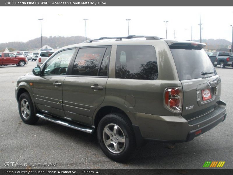 Aberdeen Green Metallic / Olive 2008 Honda Pilot EX 4WD