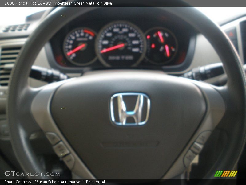 Aberdeen Green Metallic / Olive 2008 Honda Pilot EX 4WD