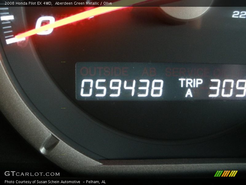 Aberdeen Green Metallic / Olive 2008 Honda Pilot EX 4WD