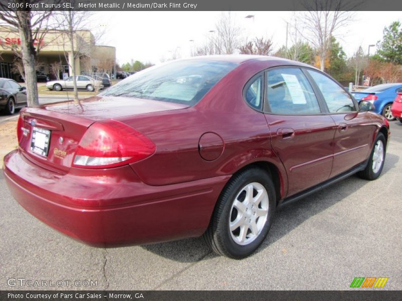 Merlot Metallic / Medium/Dark Flint Grey 2006 Ford Taurus SEL