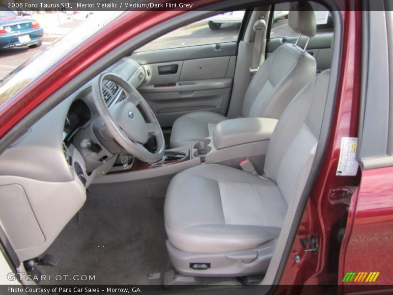 Merlot Metallic / Medium/Dark Flint Grey 2006 Ford Taurus SEL
