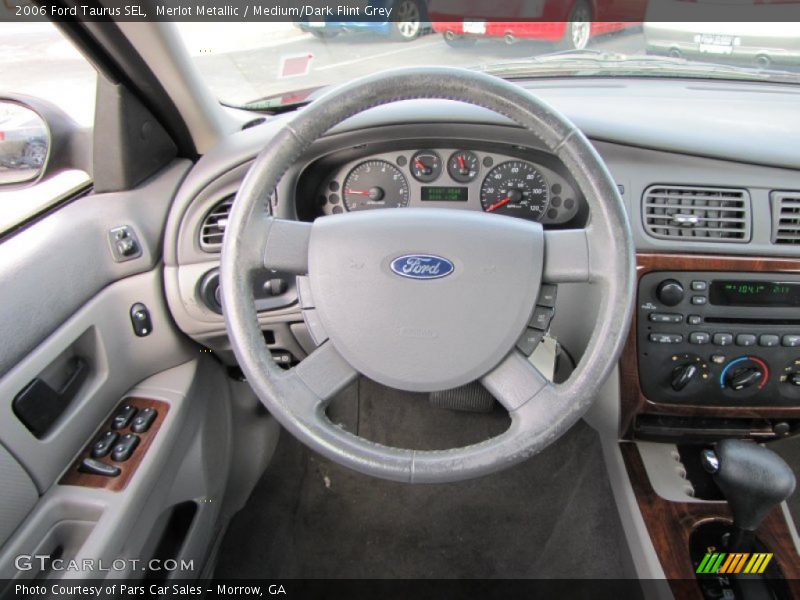 Merlot Metallic / Medium/Dark Flint Grey 2006 Ford Taurus SEL