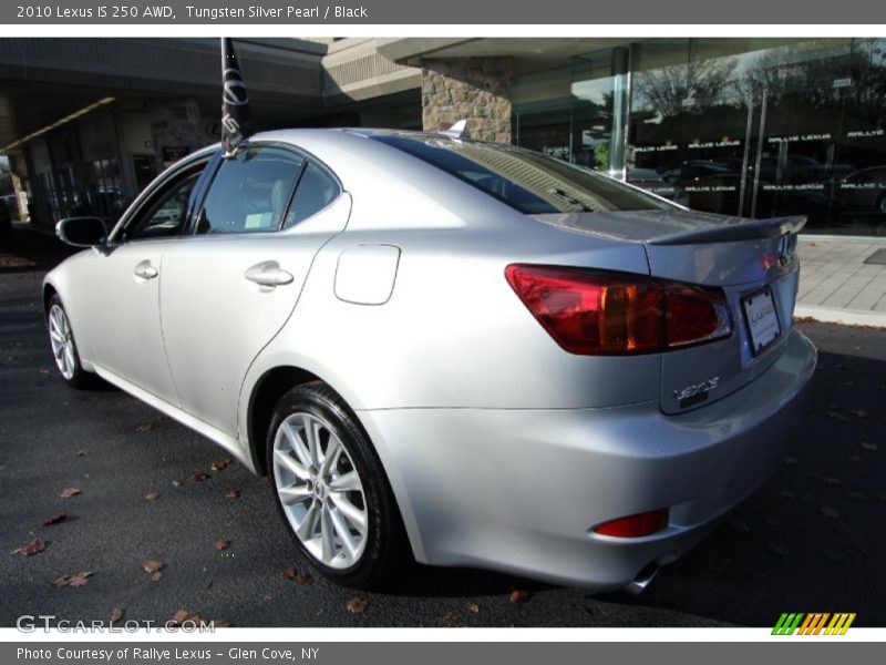 Tungsten Silver Pearl / Black 2010 Lexus IS 250 AWD