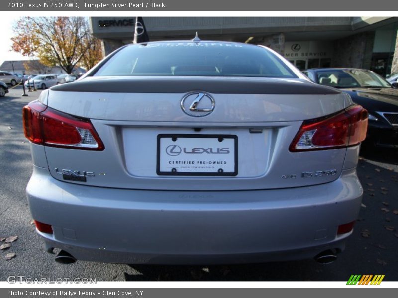 Tungsten Silver Pearl / Black 2010 Lexus IS 250 AWD