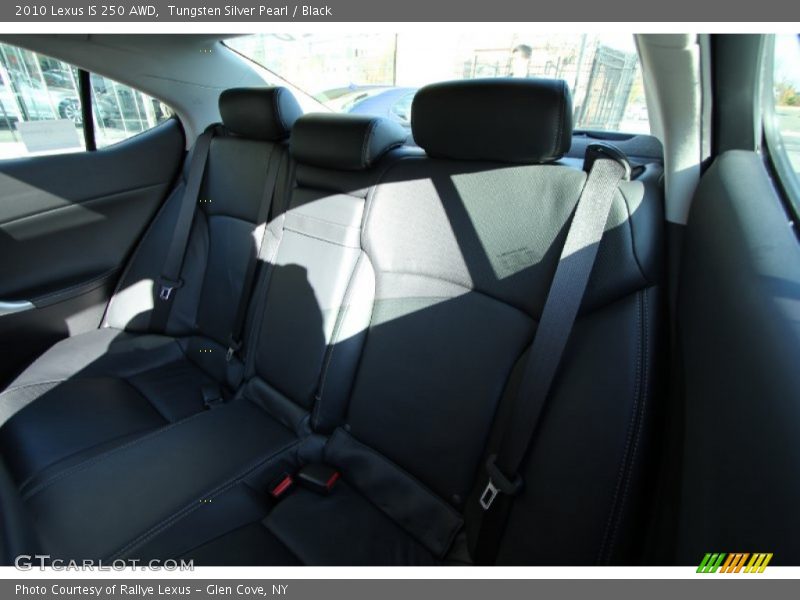 Tungsten Silver Pearl / Black 2010 Lexus IS 250 AWD