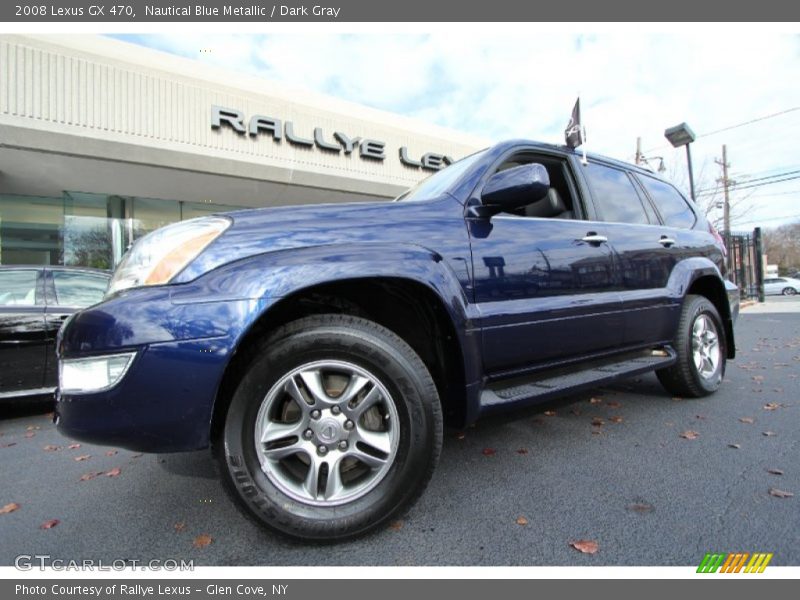 Nautical Blue Metallic / Dark Gray 2008 Lexus GX 470