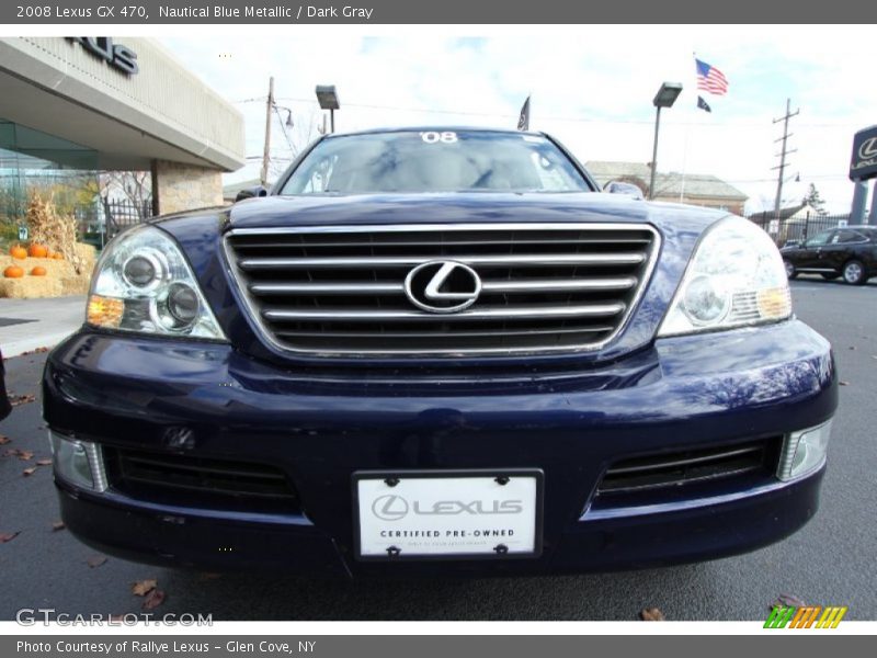 Nautical Blue Metallic / Dark Gray 2008 Lexus GX 470