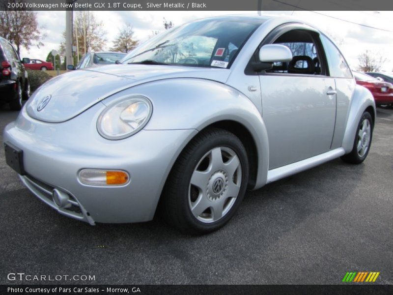 Silver Metallic / Black 2000 Volkswagen New Beetle GLX 1.8T Coupe