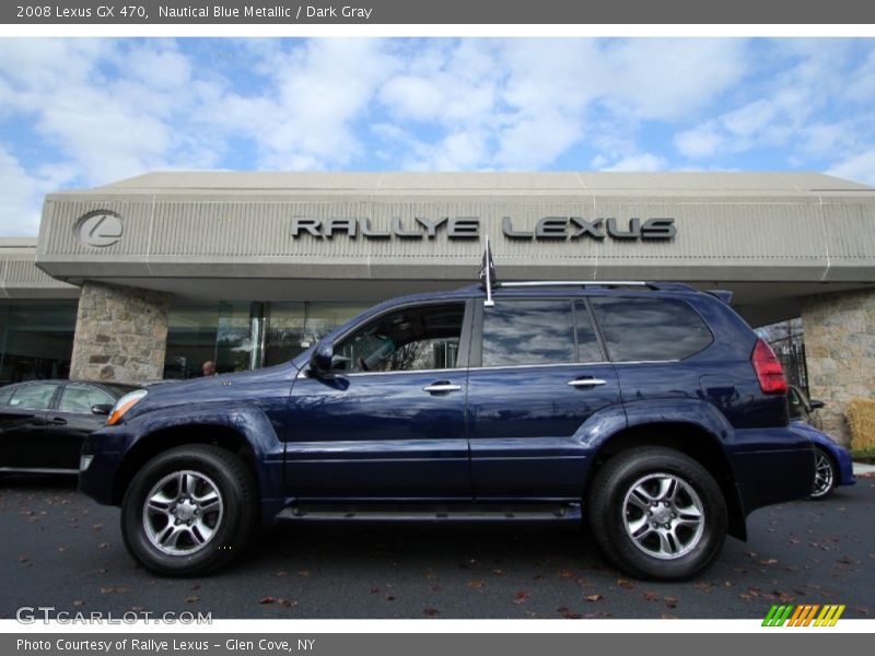 Nautical Blue Metallic / Dark Gray 2008 Lexus GX 470