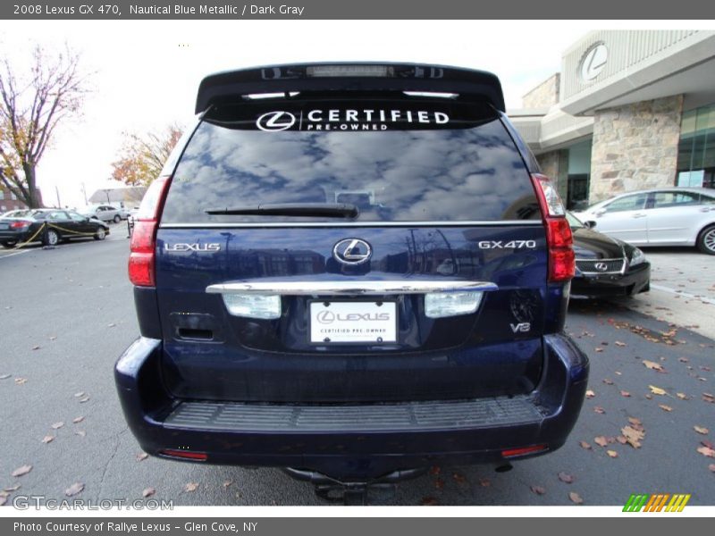 Nautical Blue Metallic / Dark Gray 2008 Lexus GX 470