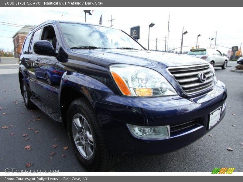 Nautical Blue Metallic / Dark Gray 2008 Lexus GX 470