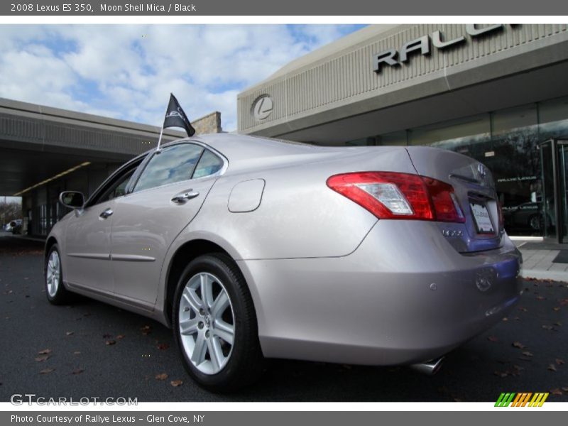 Moon Shell Mica / Black 2008 Lexus ES 350