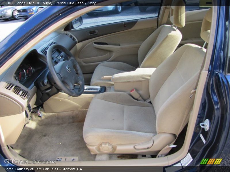  2003 Civic LX Coupe Ivory Interior