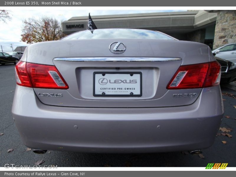 Moon Shell Mica / Black 2008 Lexus ES 350