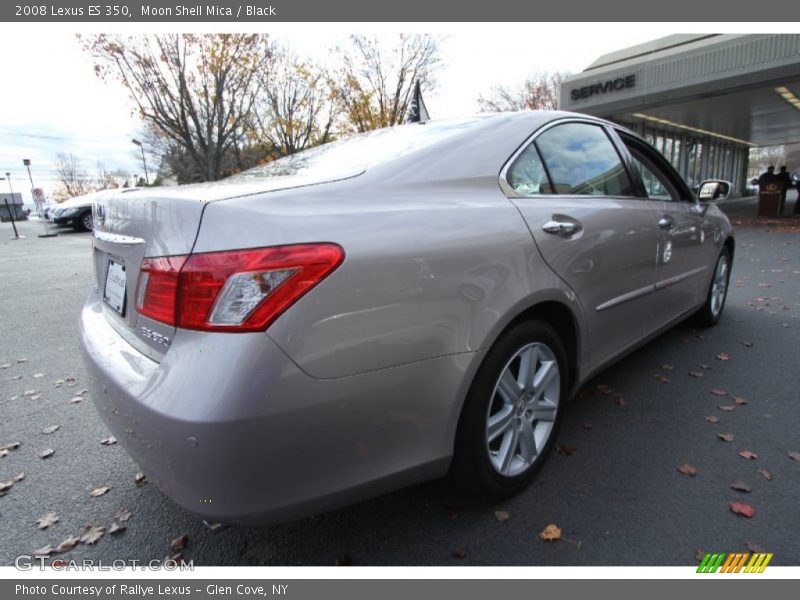Moon Shell Mica / Black 2008 Lexus ES 350