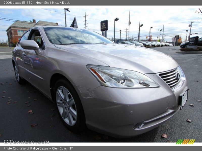 Moon Shell Mica / Black 2008 Lexus ES 350