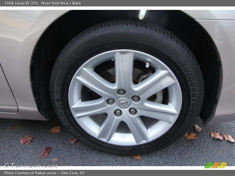 Moon Shell Mica / Black 2008 Lexus ES 350