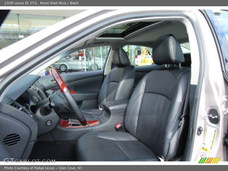 Moon Shell Mica / Black 2008 Lexus ES 350