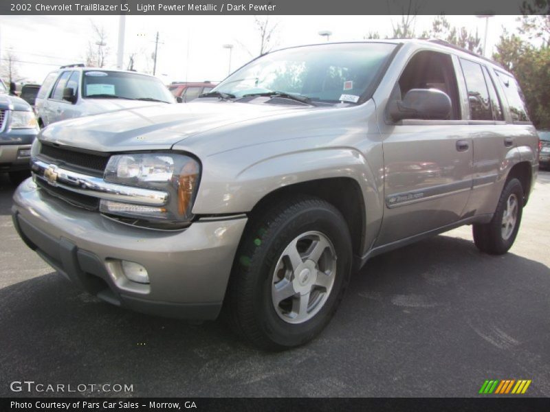 Light Pewter Metallic / Dark Pewter 2002 Chevrolet TrailBlazer LS