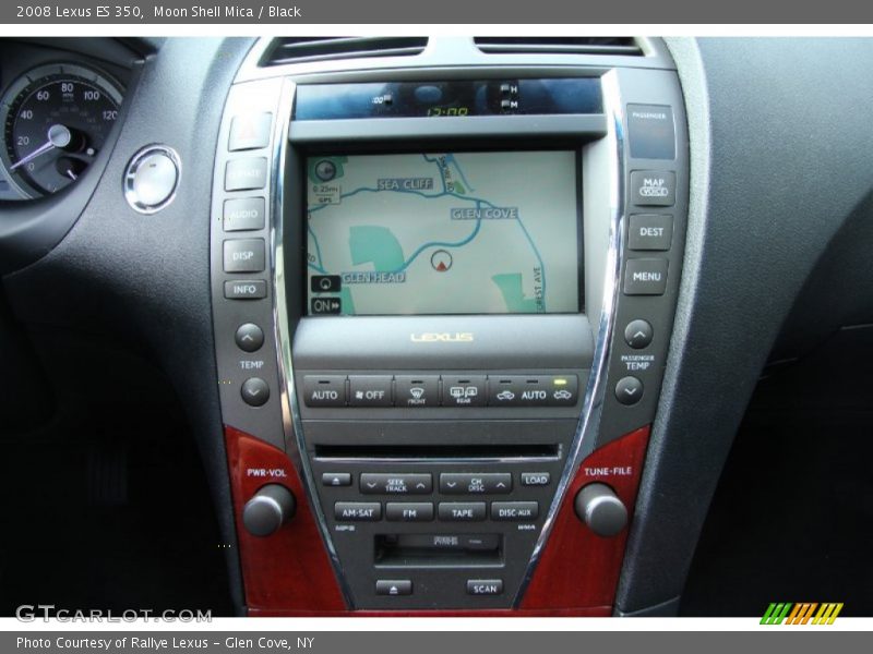 Moon Shell Mica / Black 2008 Lexus ES 350