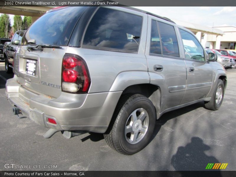 Light Pewter Metallic / Dark Pewter 2002 Chevrolet TrailBlazer LS