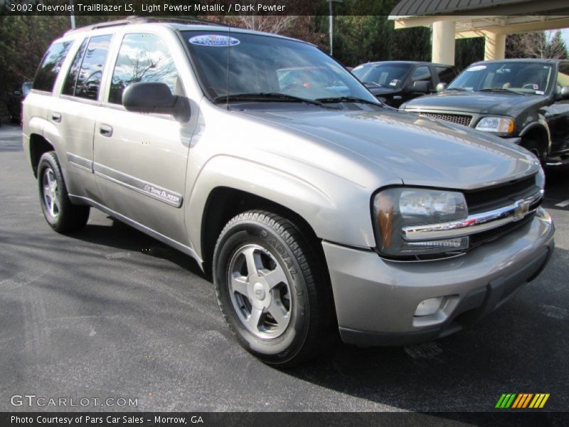 Light Pewter Metallic / Dark Pewter 2002 Chevrolet TrailBlazer LS