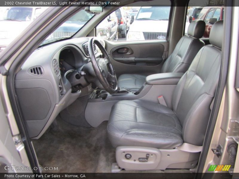 Light Pewter Metallic / Dark Pewter 2002 Chevrolet TrailBlazer LS