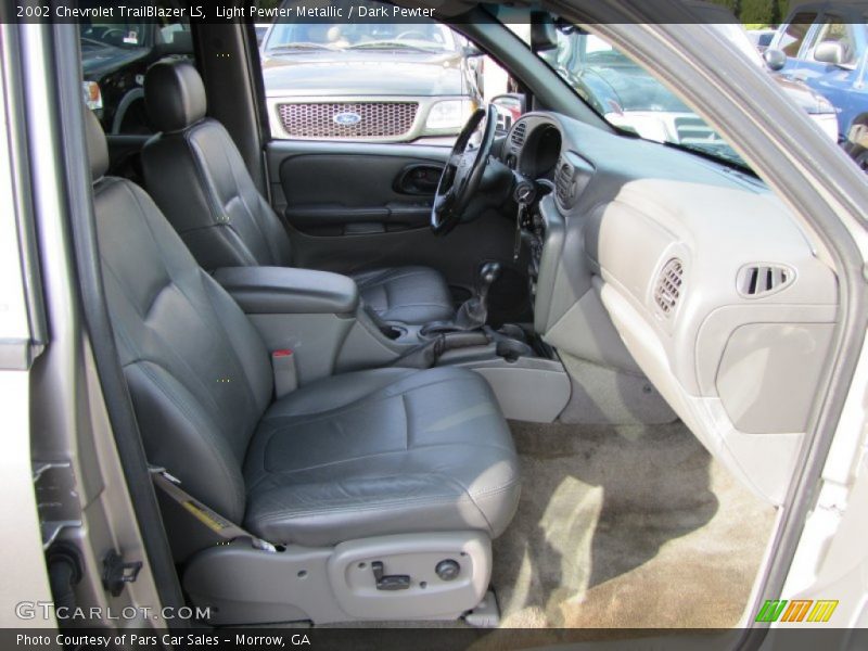 Light Pewter Metallic / Dark Pewter 2002 Chevrolet TrailBlazer LS