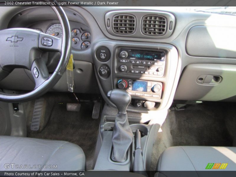 Light Pewter Metallic / Dark Pewter 2002 Chevrolet TrailBlazer LS
