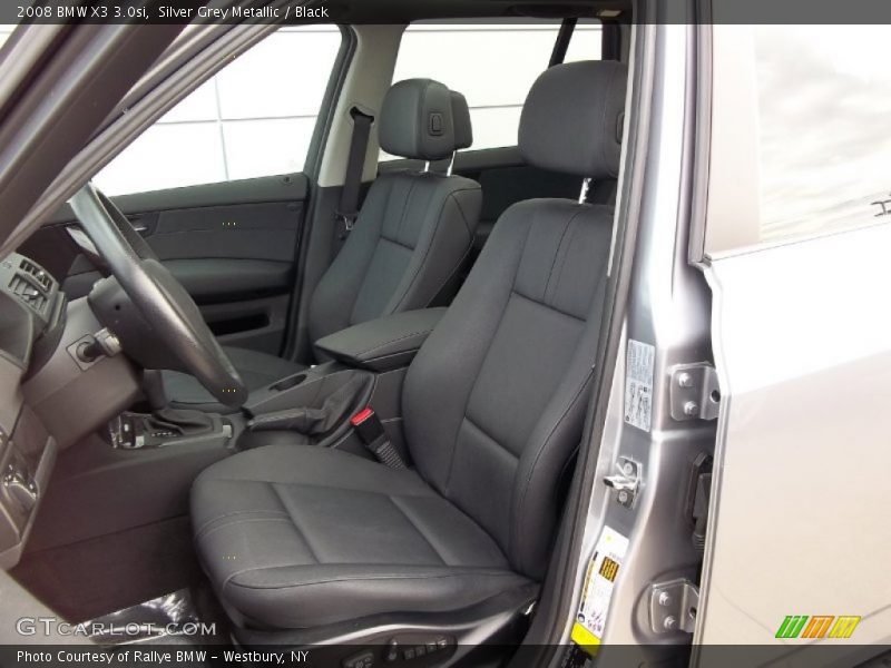 Silver Grey Metallic / Black 2008 BMW X3 3.0si