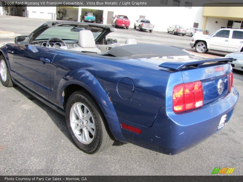 Vista Blue Metallic / Light Graphite 2006 Ford Mustang V6 Premium Convertible