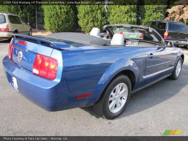 Vista Blue Metallic / Light Graphite 2006 Ford Mustang V6 Premium Convertible