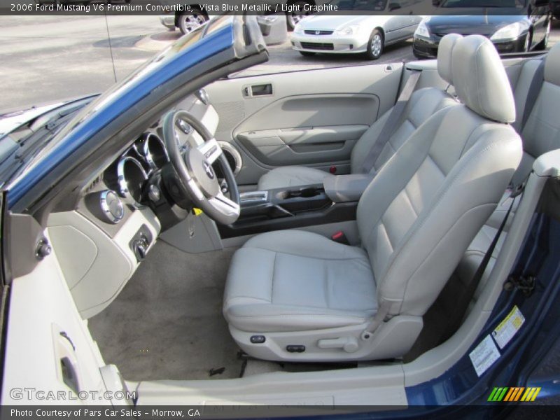 Vista Blue Metallic / Light Graphite 2006 Ford Mustang V6 Premium Convertible
