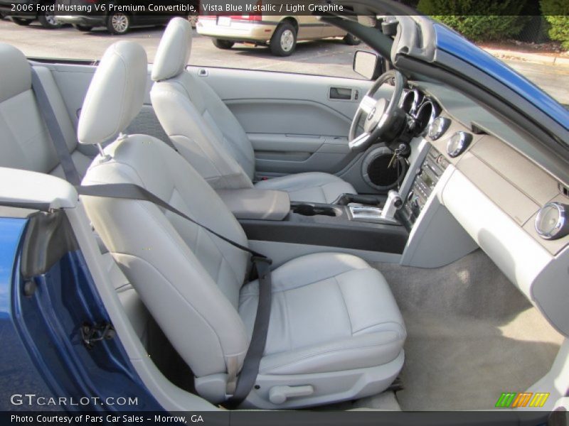 Vista Blue Metallic / Light Graphite 2006 Ford Mustang V6 Premium Convertible