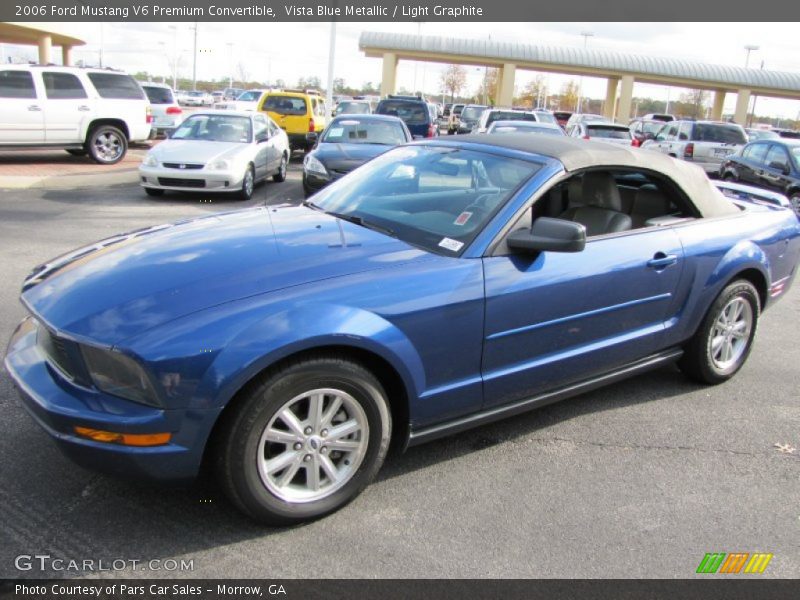 Vista Blue Metallic / Light Graphite 2006 Ford Mustang V6 Premium Convertible