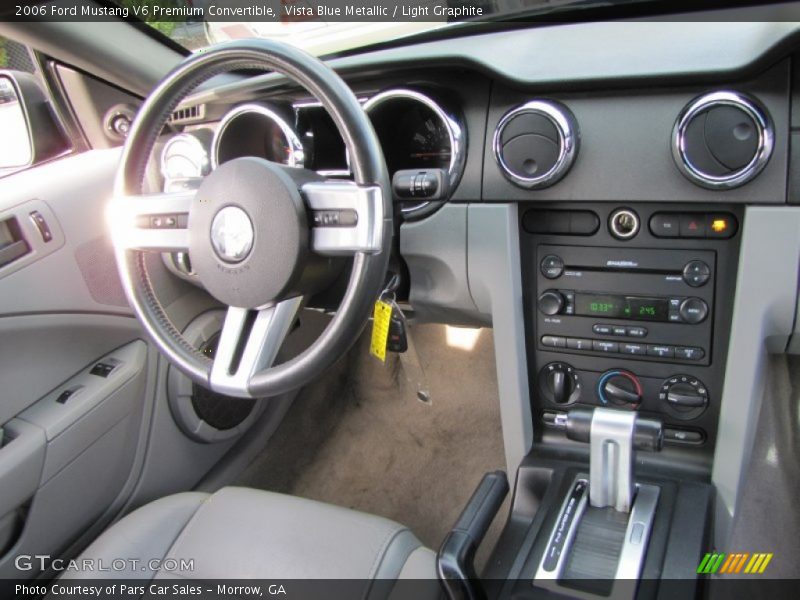 Vista Blue Metallic / Light Graphite 2006 Ford Mustang V6 Premium Convertible