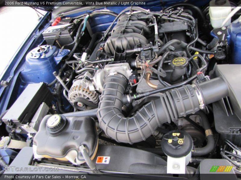 Vista Blue Metallic / Light Graphite 2006 Ford Mustang V6 Premium Convertible