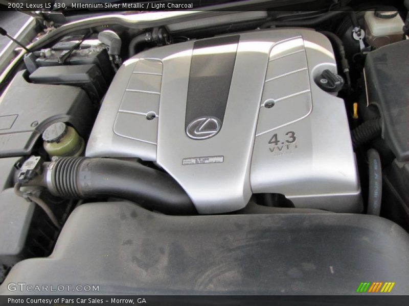 Millennium Silver Metallic / Light Charcoal 2002 Lexus LS 430