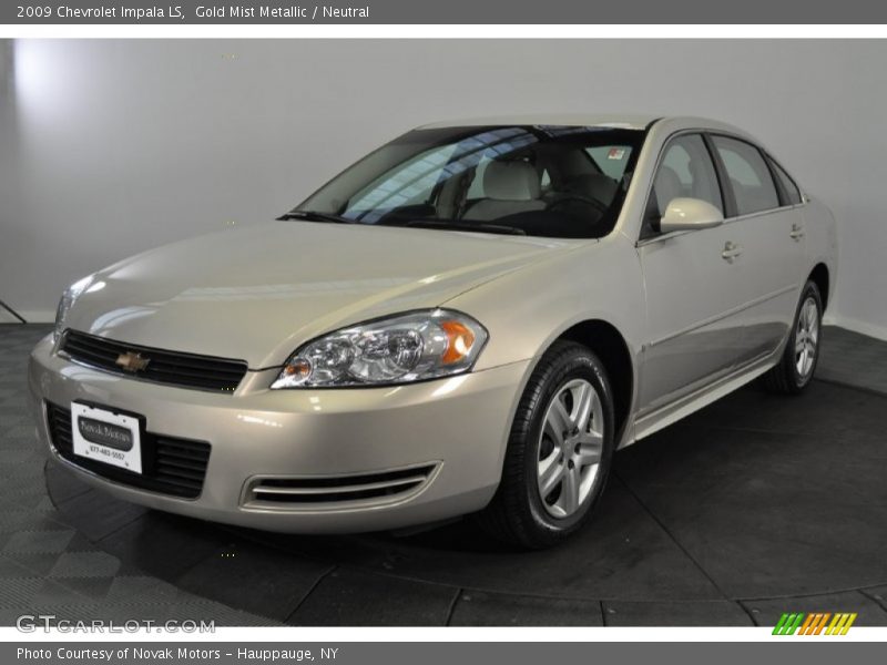 Gold Mist Metallic / Neutral 2009 Chevrolet Impala LS