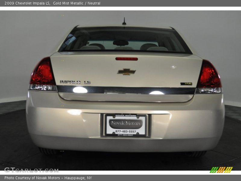 Gold Mist Metallic / Neutral 2009 Chevrolet Impala LS