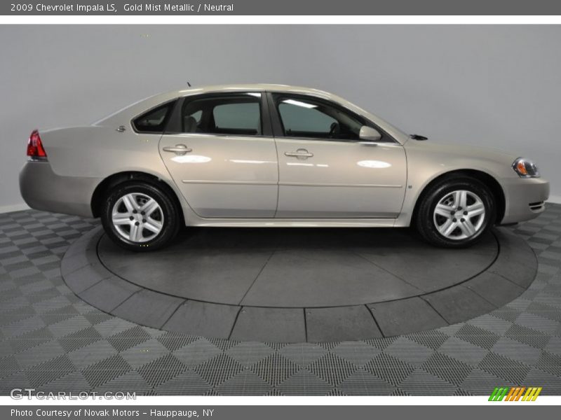 Gold Mist Metallic / Neutral 2009 Chevrolet Impala LS