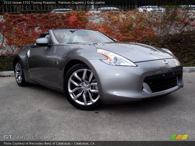 Platinum Graphite / Gray Leather 2010 Nissan 370Z Touring Roadster