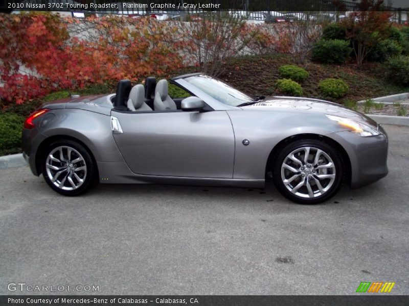 Platinum Graphite / Gray Leather 2010 Nissan 370Z Touring Roadster