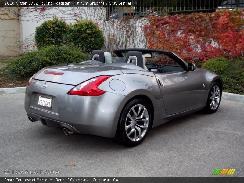 Platinum Graphite / Gray Leather 2010 Nissan 370Z Touring Roadster