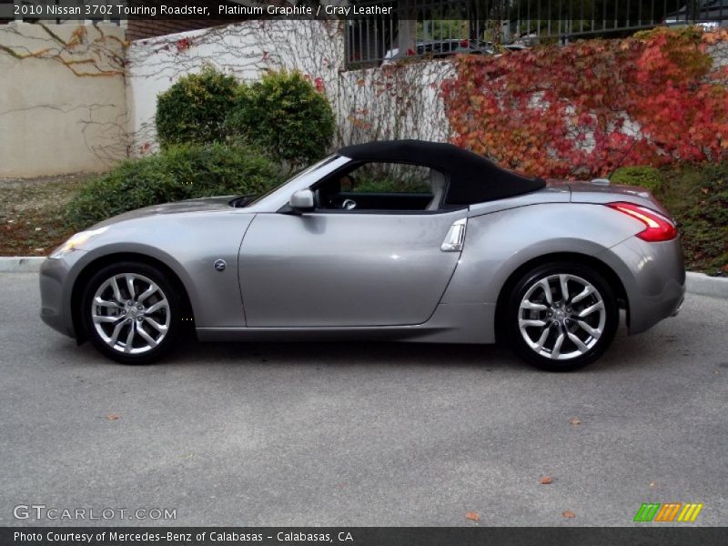 Platinum Graphite / Gray Leather 2010 Nissan 370Z Touring Roadster
