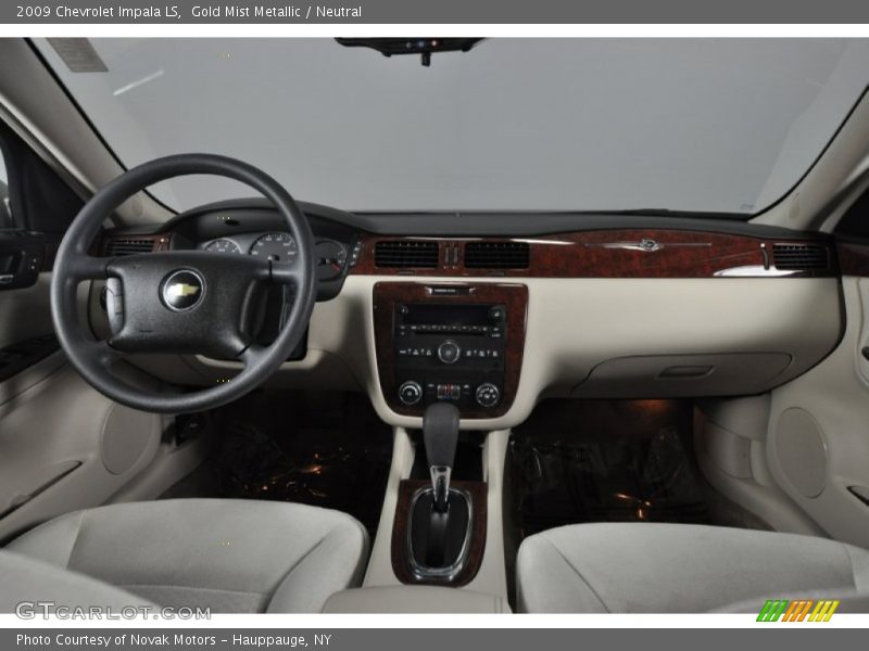 Gold Mist Metallic / Neutral 2009 Chevrolet Impala LS