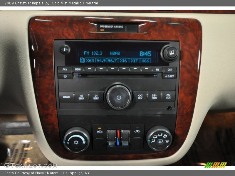 Gold Mist Metallic / Neutral 2009 Chevrolet Impala LS