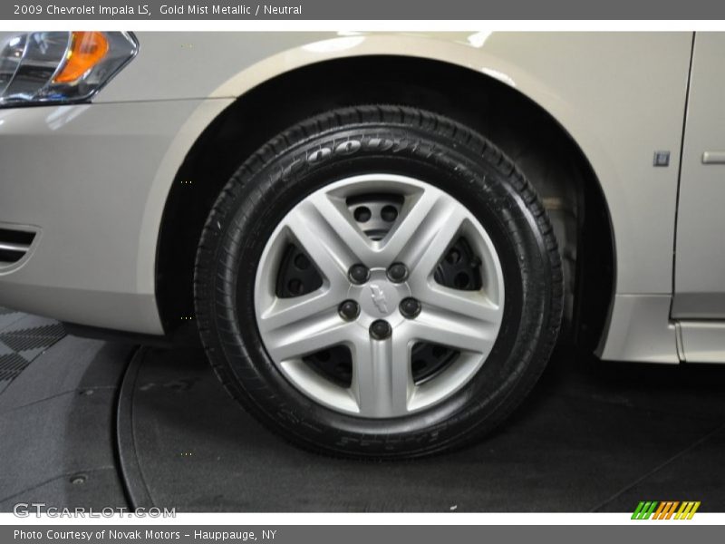 Gold Mist Metallic / Neutral 2009 Chevrolet Impala LS