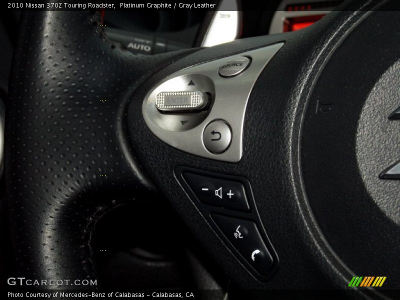 Platinum Graphite / Gray Leather 2010 Nissan 370Z Touring Roadster